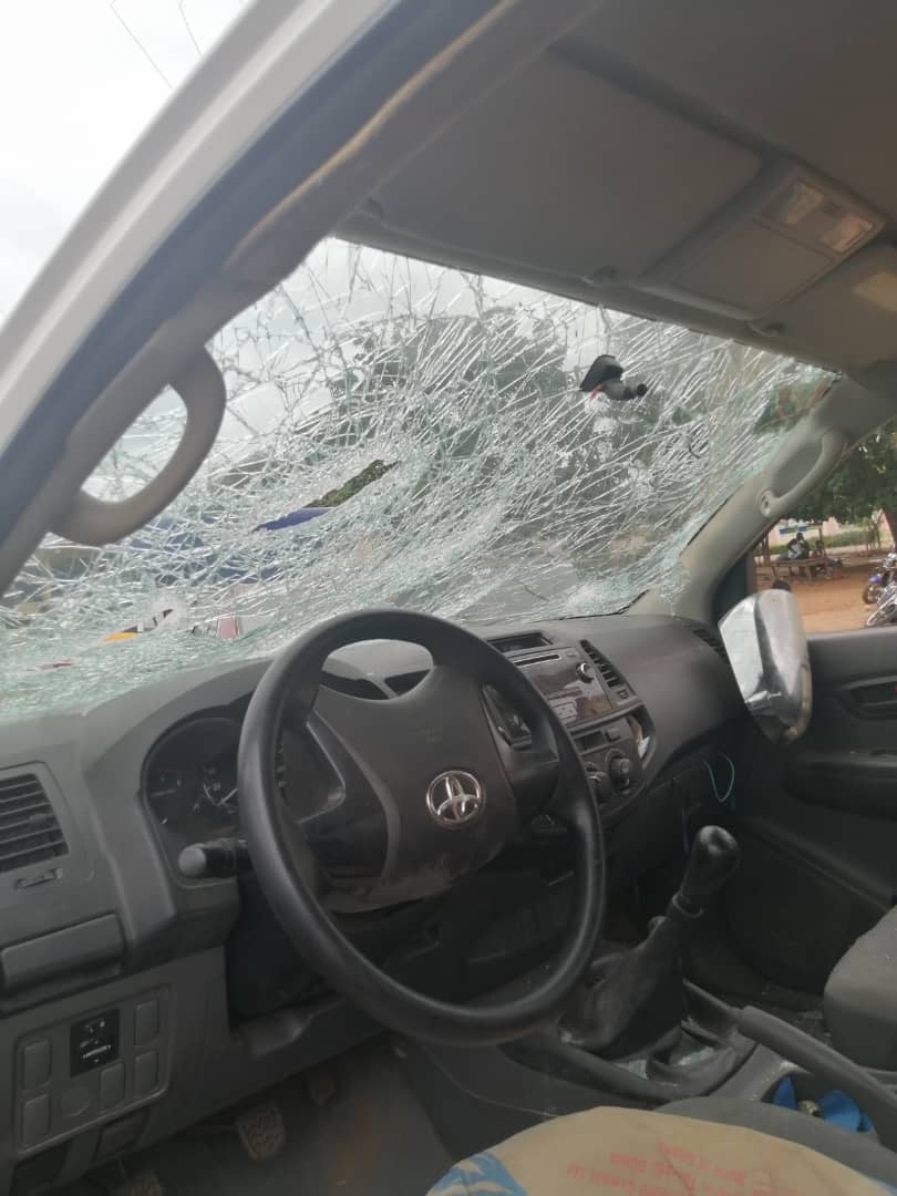 NDC MP, Collins Dauda escapes death as thugs reportedly shoot at his car