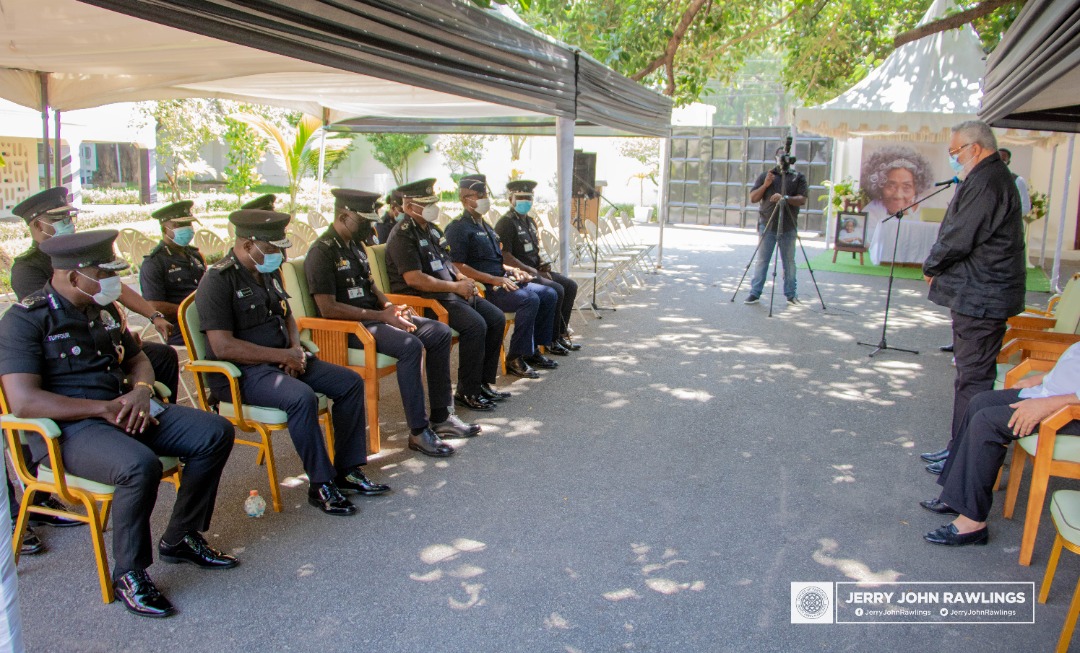 Police Chiefs, Electoral Commission console Rawlings