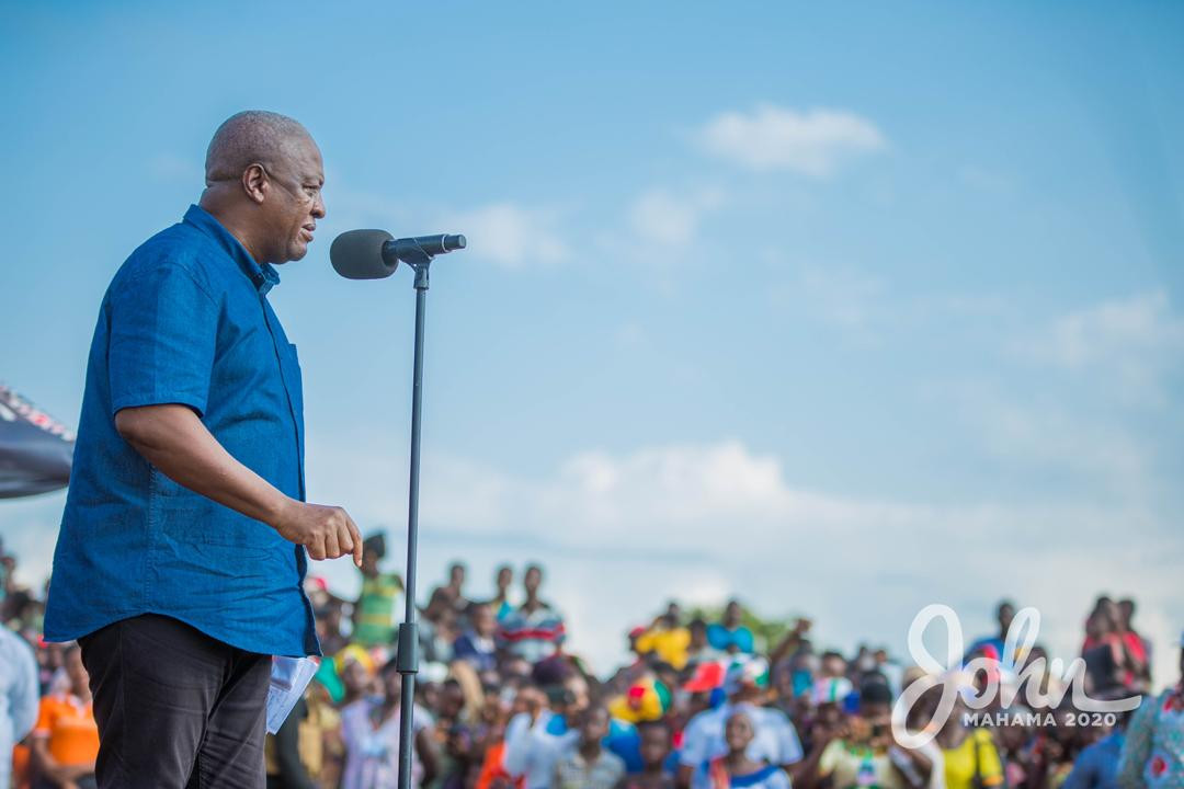 John Mahama storms Central Region on Wednesday