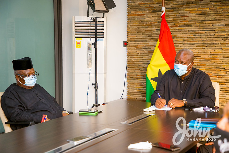 Rawlings family and Mahama