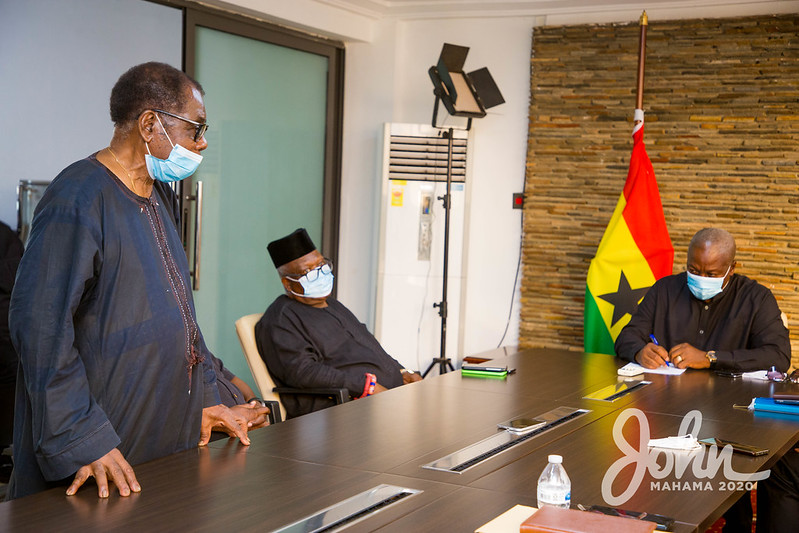 Rawlings family and Mahama