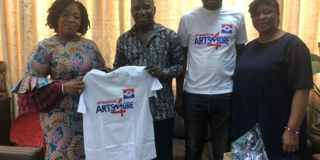 Creative Arts for More group receives more support from Ayorkor Botchwey