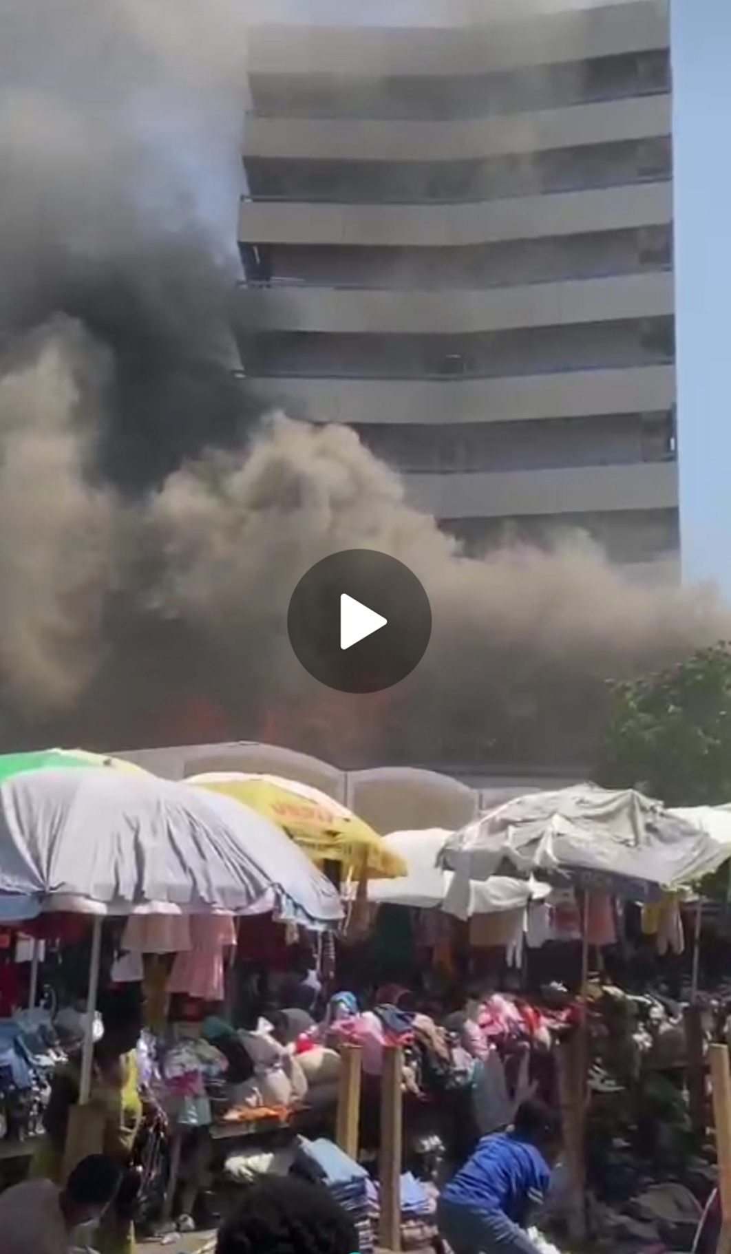 GCB bank’s head office catches fire