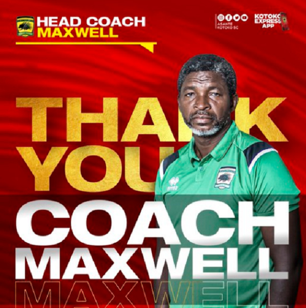 Kotoko sacks Maxwell Konadu