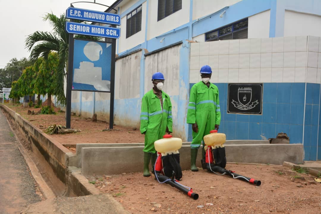 Basic & SHSs in Oti Benefit from Mass Disinfection ahead of re-opening of schools