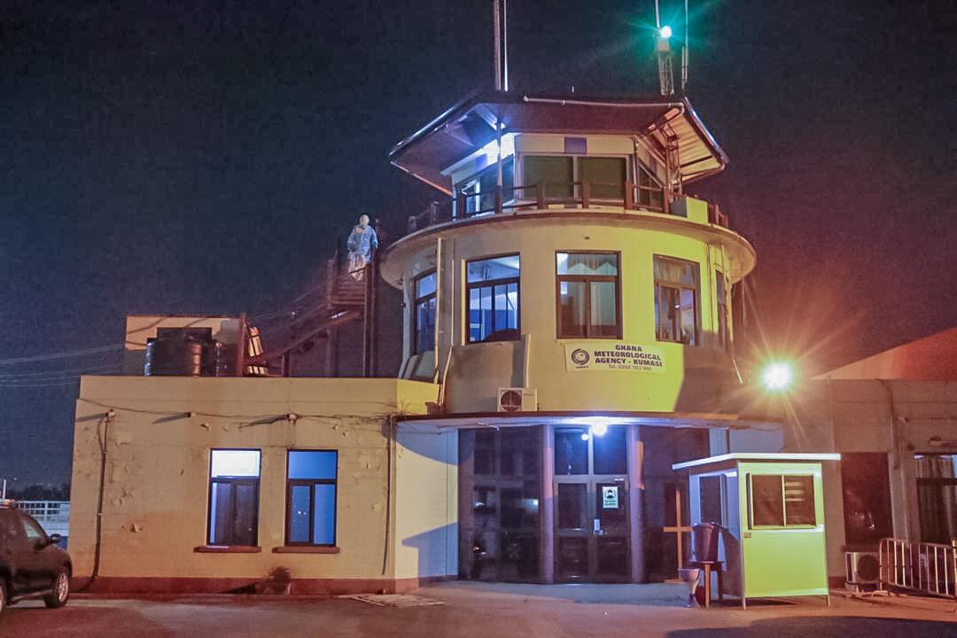 Kumasi airport disinfection