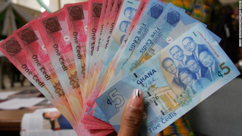 What determines the value of the Cedi?