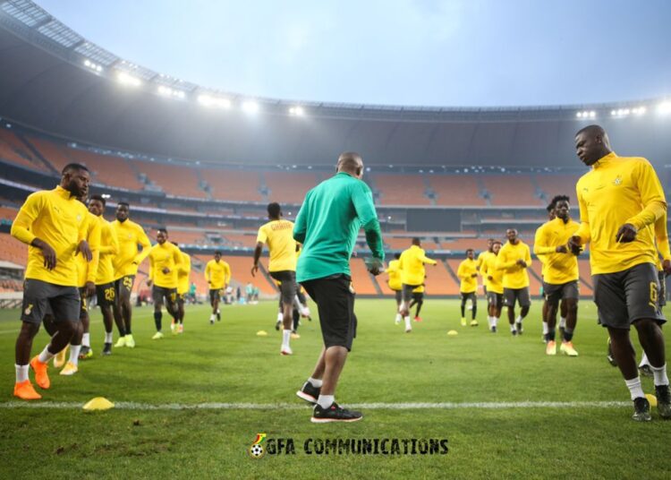 Black Stars starting XI against South Africa
