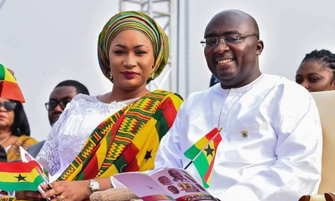 Vice President Bawumia and his wife Samira