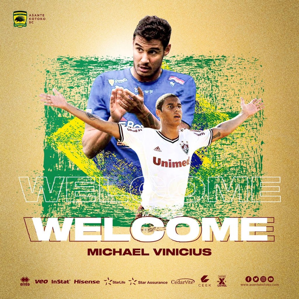 Kotoko sign Brazilian attacker, Michael Vinicius