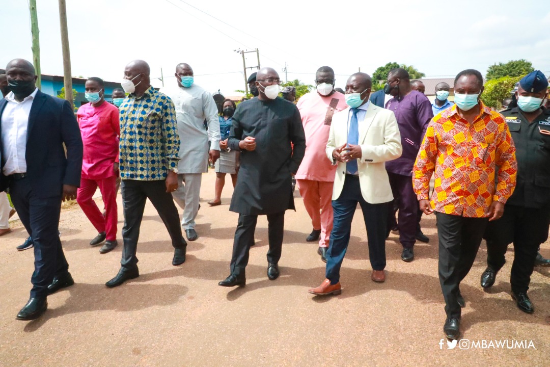 VP Bawumia inspects installation of unique addressing system for Ghana