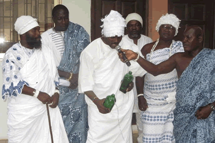 Stop forcing Ga chiefs to remove their Sandals when they come to your palace – Nungua Chiefs to Akans