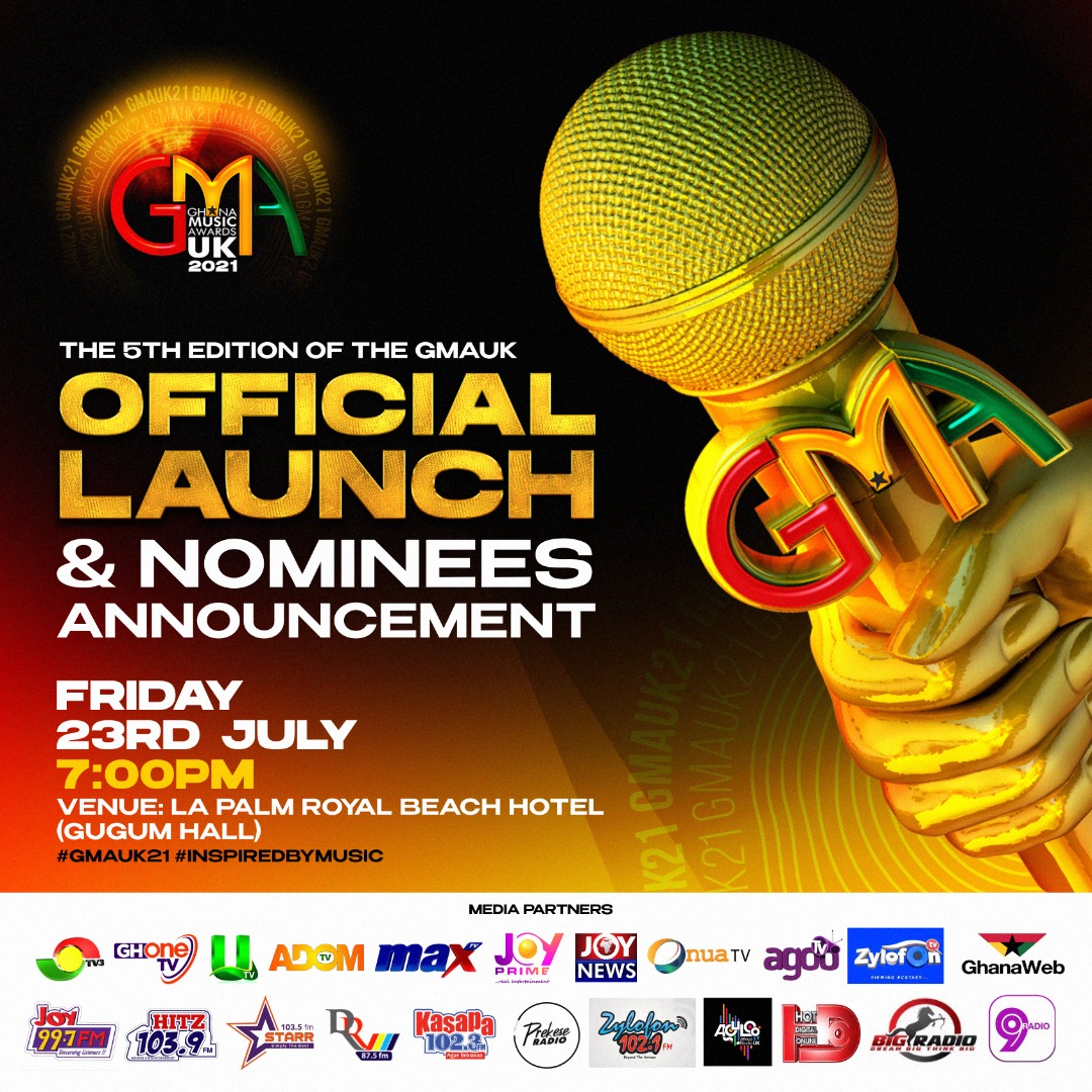 Ghana Music Awards UK launches 5th edition this July
