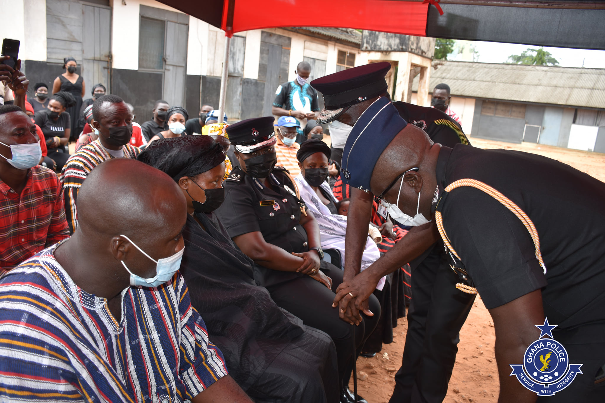 Police Commiserates with Bereaved Family of the late Chief Inspector Abednego Kaakyire