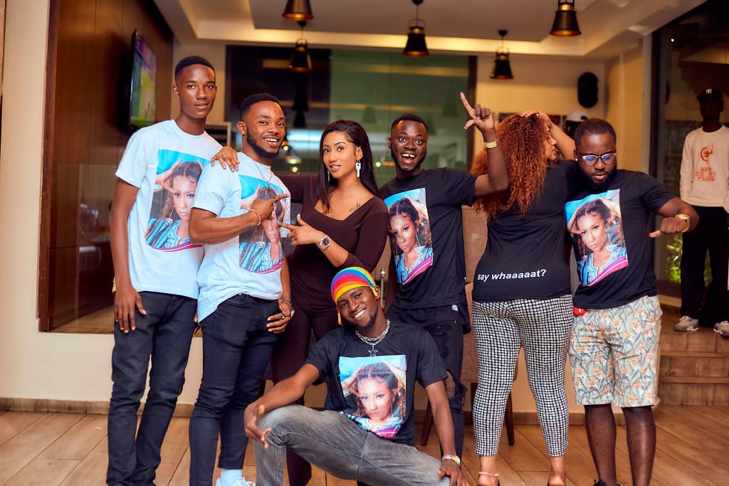 Mona4reall dines with winners of her “baby” song dance challenge