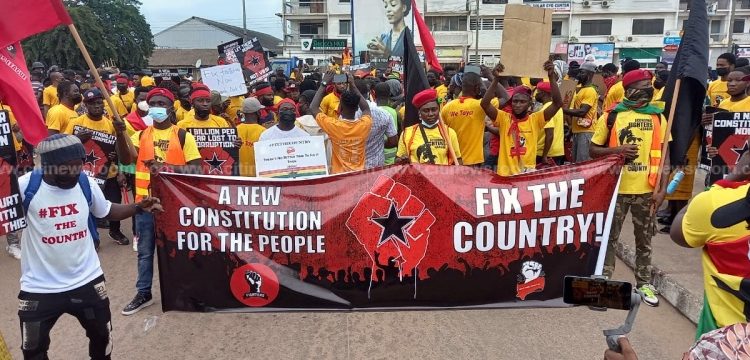 FixTheCountry Demo: Takoradi, Western Region deserves better – Convenor to Gov’t