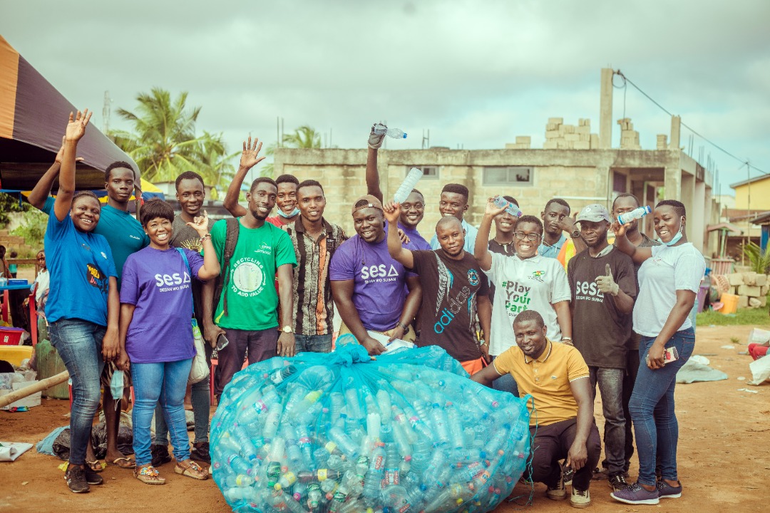 GRIPE and SESA Recycling mark World Cleanup Day with a plastic buyback project in Kokrobite