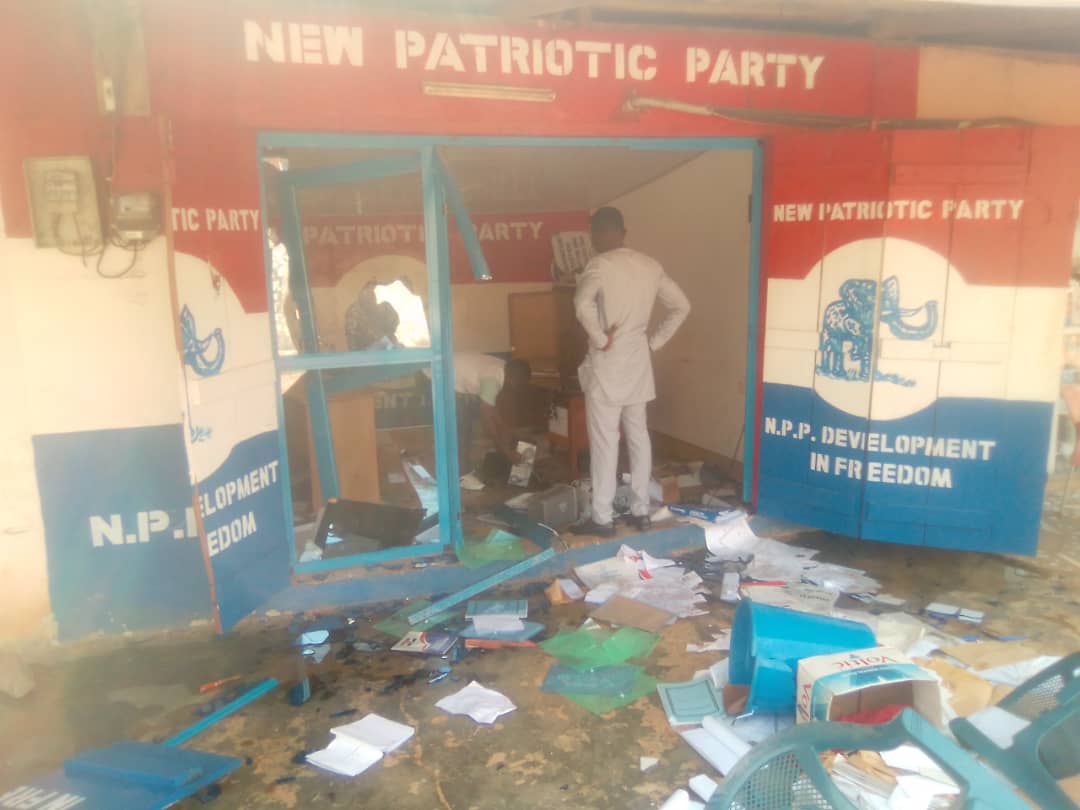 Suaman Dadieso NPP office vandalized following rejection of President’s DCE nominee