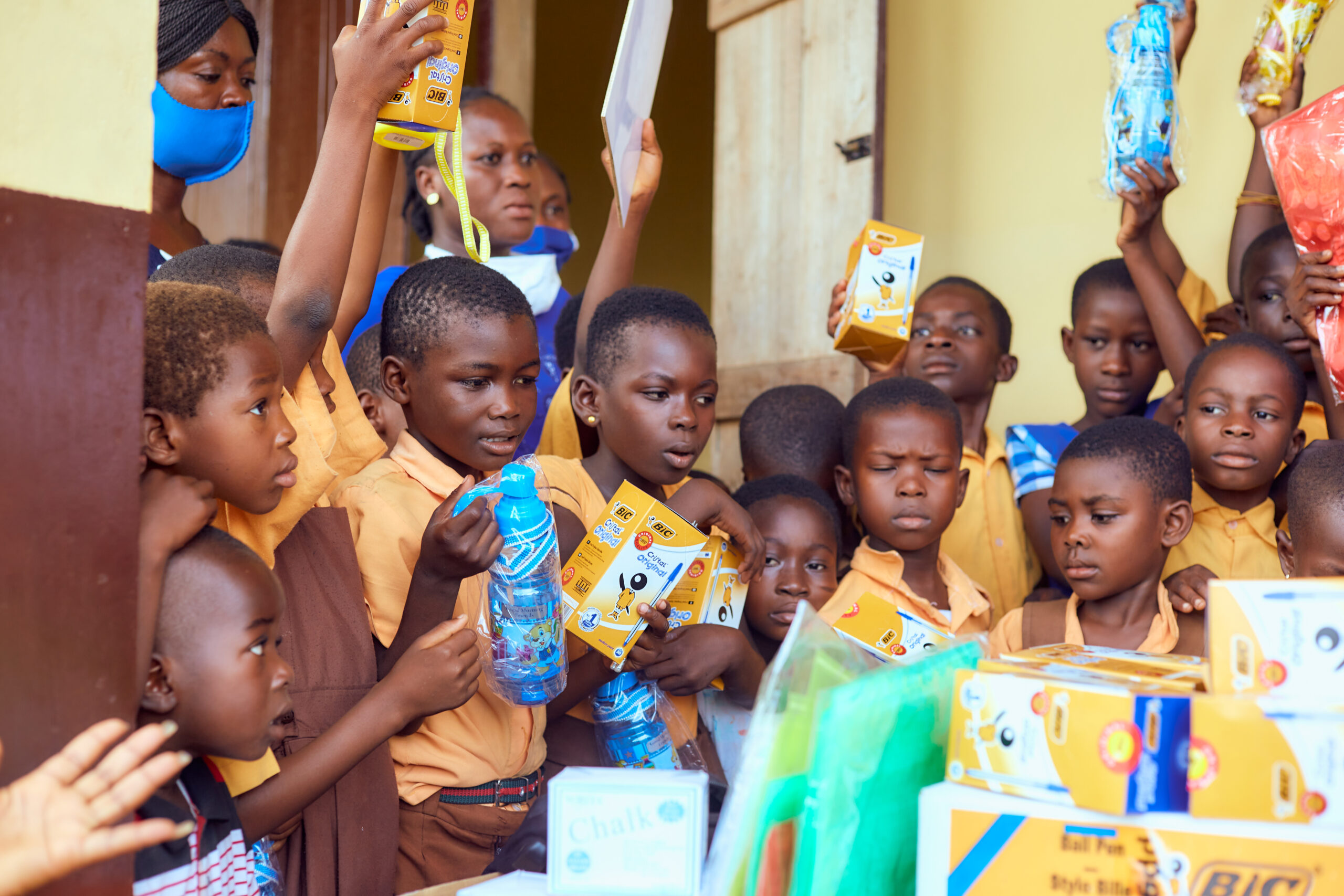 Mona4reall supports Darko Yaw Bentum DA Basic School pupils