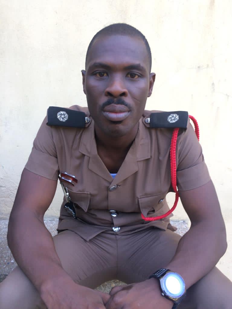 Fire officer Joseph Baidoo