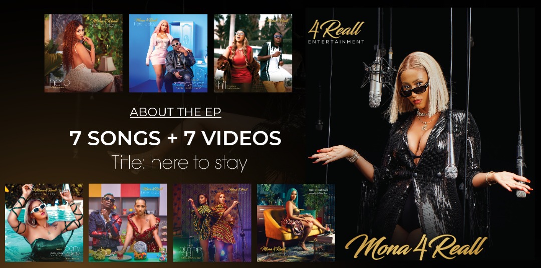 7 Videos 7 Songs, Mona set a record in the Ghana music industry