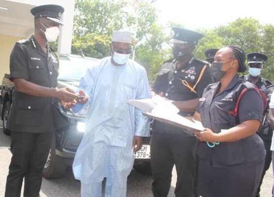 Pacific Oil donates vehicles to Ghana Police Service