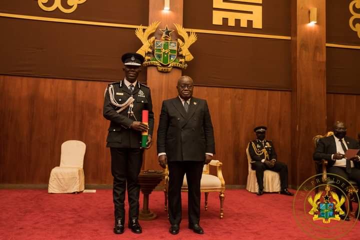 Don’t be an appendage to ruling party – Akufo-Addo to newly sworn-in IGP