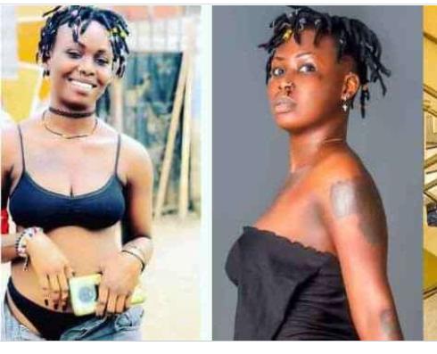 Upcoming Ghanaian female artiste goes naked for fame
