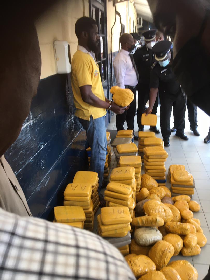 36-year-old painter nabbed with 228 slabs of Indian hemp