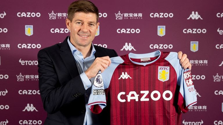 Steven Gerrard appointed new Aston Villa head coach