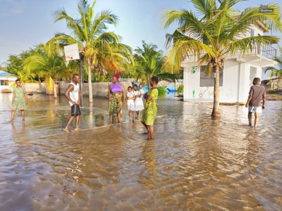 Ada: Over 260 houses destroyed; hundreds displaced by sea tides