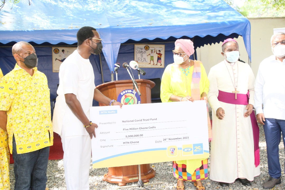 MTN Ghana Foundation contributes GH¢10m to COVID-19 Trust Fund