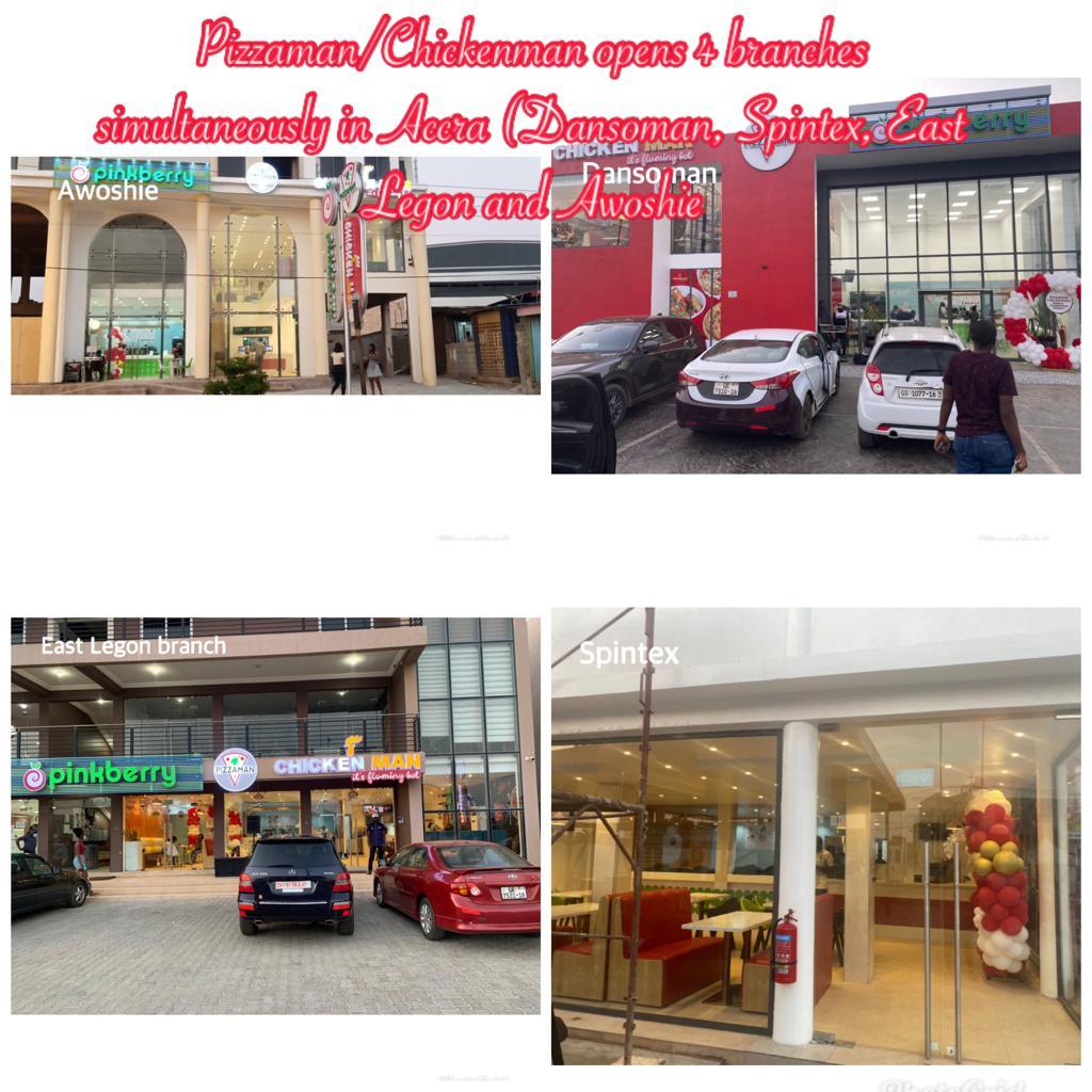 Pizzaman-Chickenman opens 4 branches in Accra