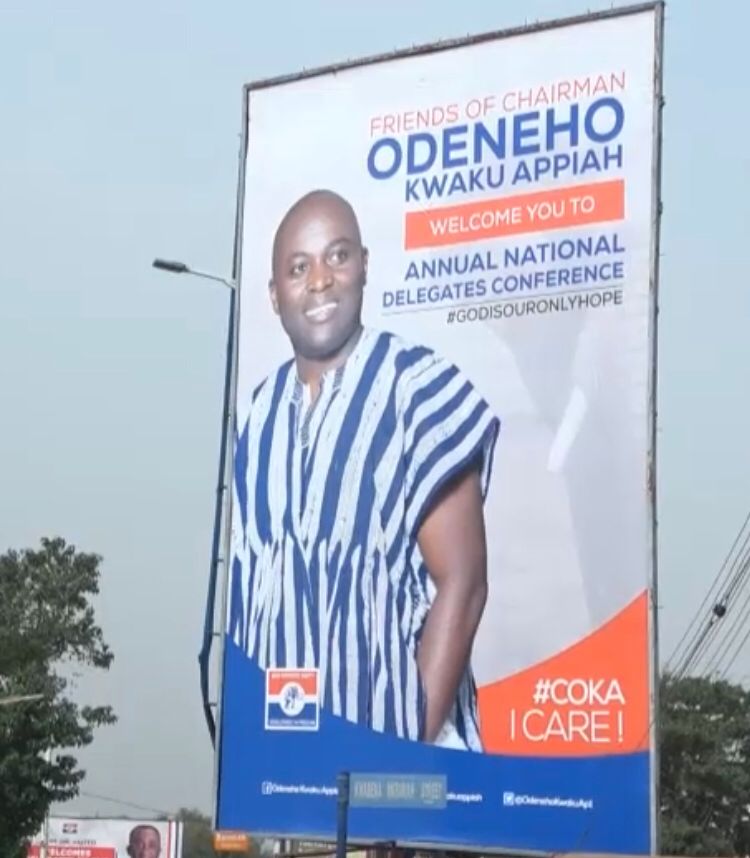 NPP Delegates Conference: Lead contender in Ashanti Region pulls down own billboards
