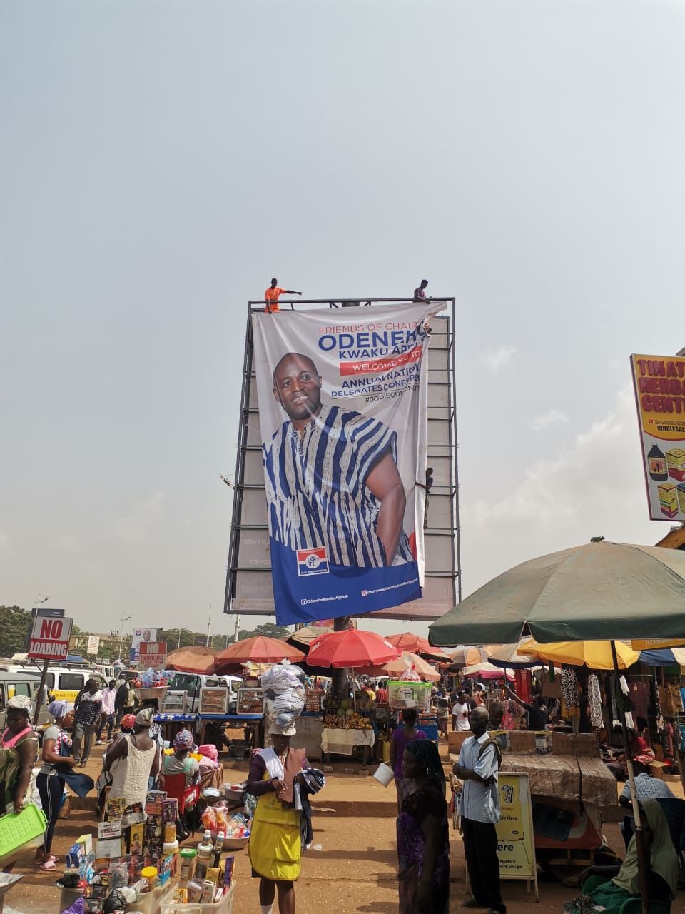 NPP Delegates Conference: Lead contender in Ashanti Region pulls down own billboards