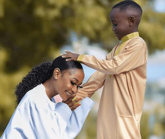 ‘Be good till Mum comes back’ – Akuapem Poloo to son before heading back to prison
