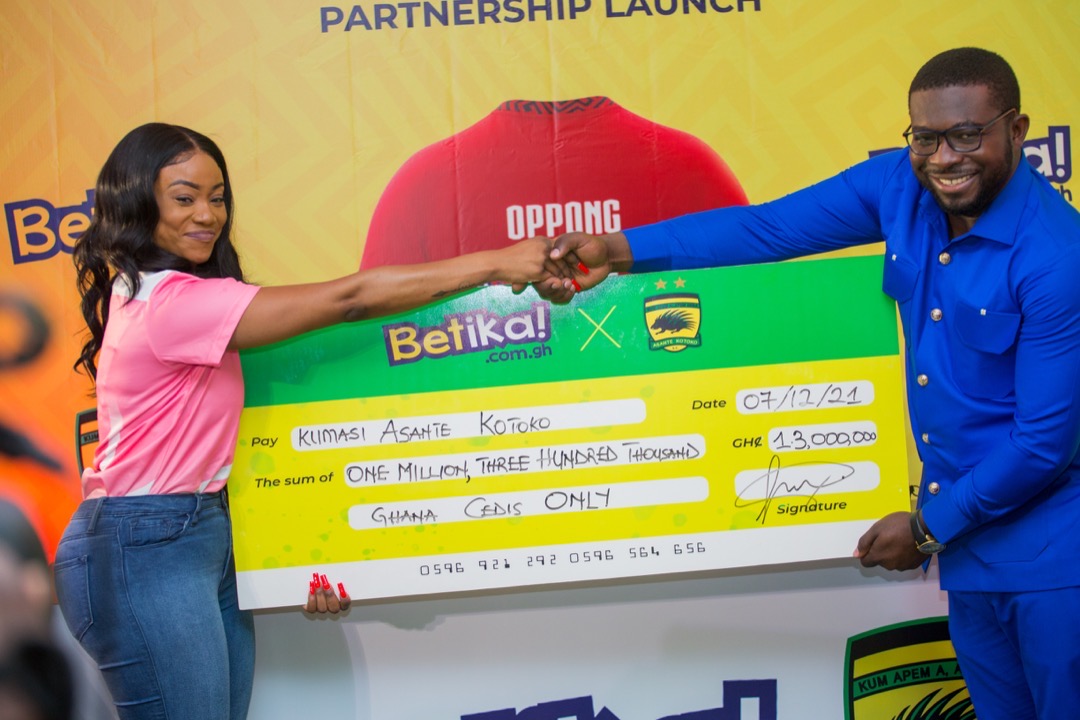 Kotoko signs Gh¢1.3m deal with Betika Ghana on 2-year contact