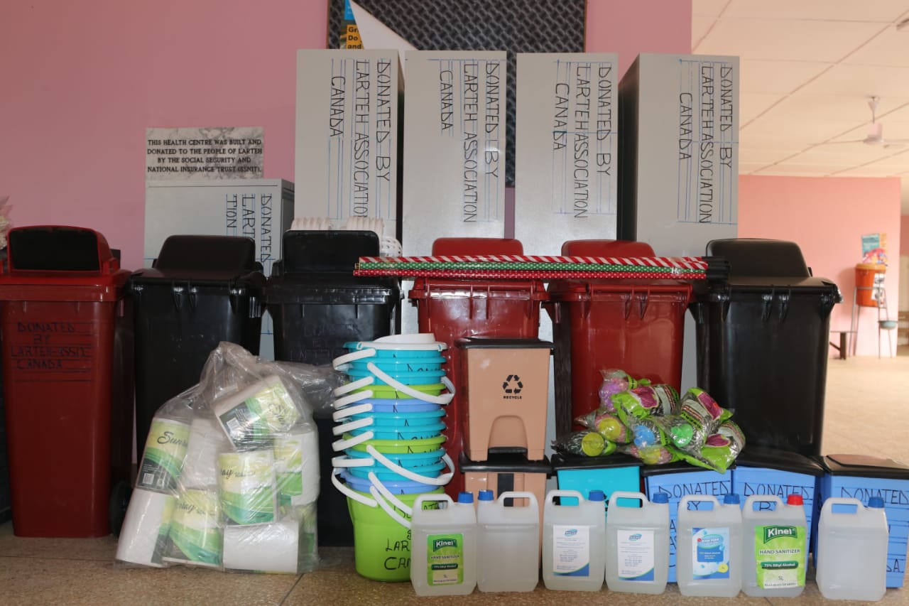 Larteh Health Centre gets GH¢50k support