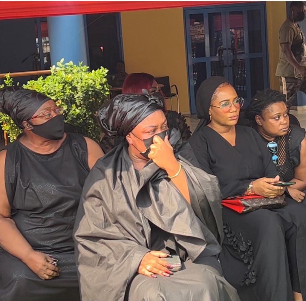 Afia Schwarzenegger gets emotional at one week observation for her late father