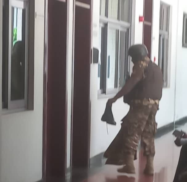 Judicial Service probes courtroom shooting