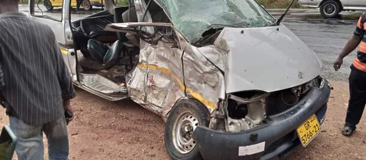 5 feared dead, others injured in pile-up on Suhum- Koforidua road
