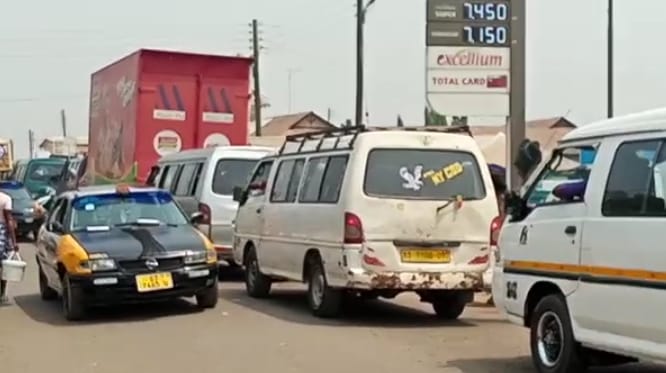 Lower Manya Krobo: Drivers demand station to ease heavy traffic