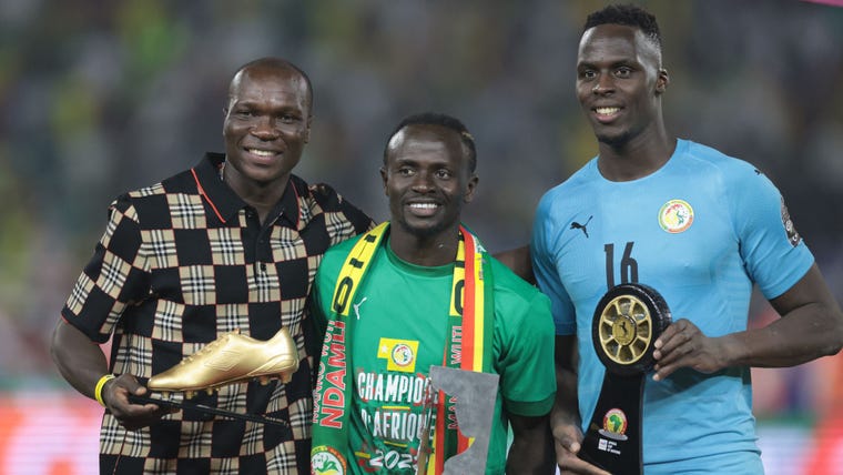​Afcon 2021: Senegal hero Mane named Player of the Tournament as Mendy named best goalkeeper