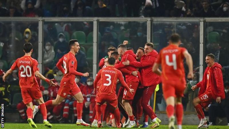 North Macedonia stuns Italy as European Champions miss out on World Cup