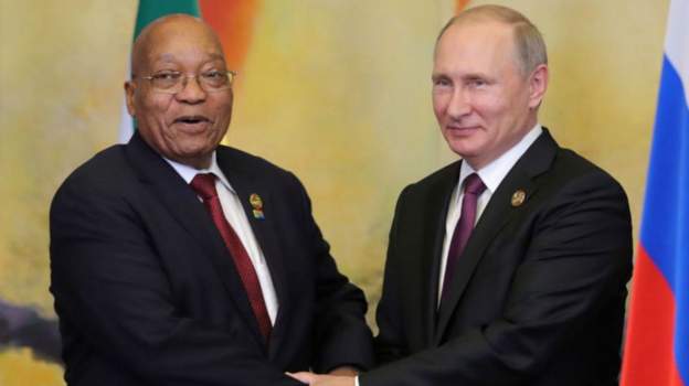 Ex-president Zuma backs Putin in Ukraine conflict