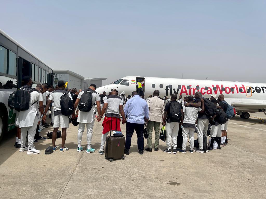 Qatar 2022 qualifiers: Black Stars touch down in Abuja ahead of Nigeria clash