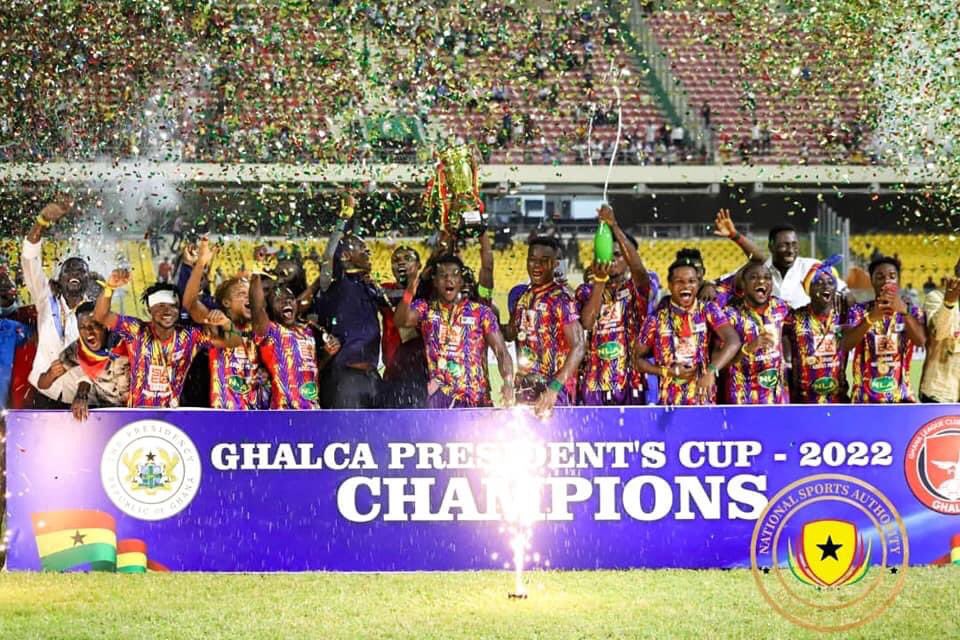 Hearts humble Kotoko to win 2022 President Cup