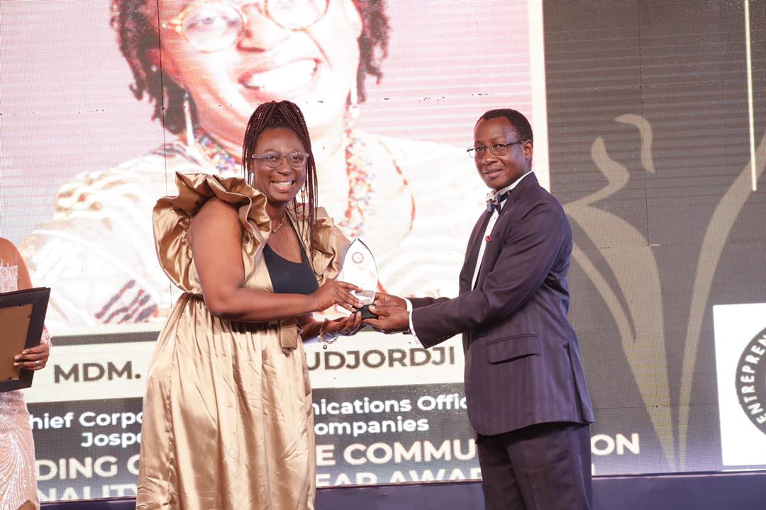 Jospong Group’s Chief Communication Officer grabs Global Women Achievers Award