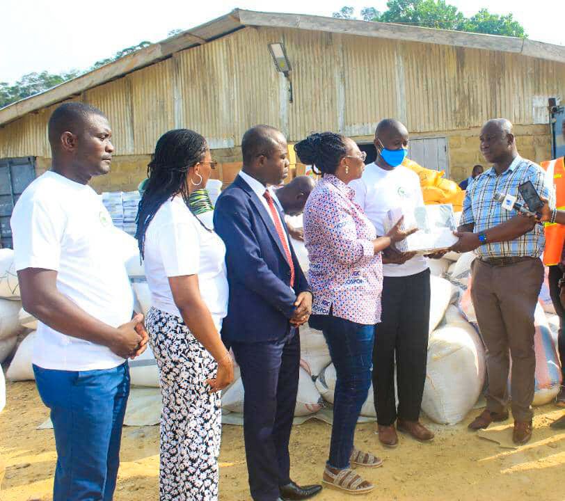 Jospong Group donates items to Appiatse explosion victims