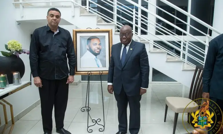 President Akufo-Addo commiserates with Bishop Dag Heward-Mills over death of son